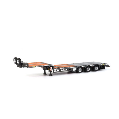 WSI TRUCK TRAILER 1.50 Premium Line SEMI LOWLOADER 3 AXLE BROS 04-1139 title=