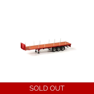 WSI TRUCK TRAILER 1.50 Premium Line FLATBED TRAILER - 3 AXLE 04-1137