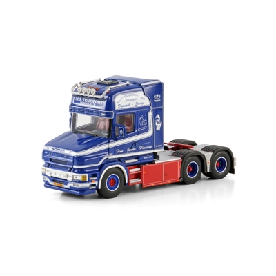 WSI TRUCK 1.50 Finn Jensen Hinnerup; SCANIA 4 SERIES TORPEDO TOPLINE 6X2 TAG AXLE title=