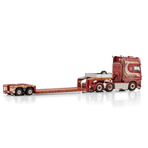 WSI MODEL TRUCK John O'Neill; DAF XF SUPER SPACE CAB 6X2 TAG AXLE EURO PX LOW LOADER - 2 AXLE