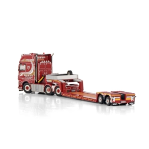 WSI MODEL TRUCK John O'Neill; DAF XF SUPER SPACE CAB 6X2 TAG AXLE EURO PX LOW LOADER - 2 AXLE