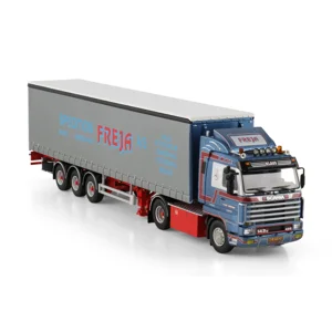 WSI Truck 1.50 Klaus Bonding; SCANIA 3 SERIES STREAMLINE 4X2 CURTAINSIDE TRAILER - 3 AXLE