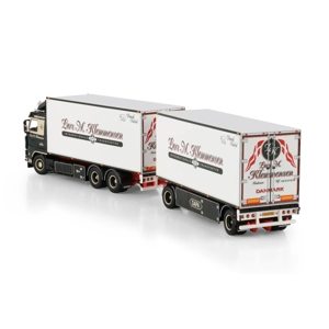 WSI TRUCK 1.50 Lars Klemmensen; SCANIA 3 SERIES STREAMLINE RIGED REEFER TRUCK 6X2 TAG AXLE RIGED REE