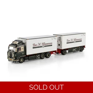 WSI TRUCK 1.50 Lars Klemmensen; SCANIA 3 SERIES STREAMLINE RIGED REEFER TRUCK ..
