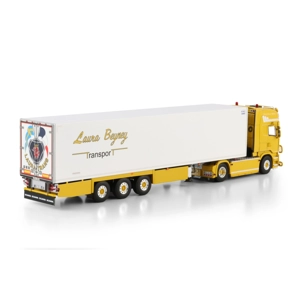 WSI TRUCK 1.50 Lauratrans; SCANIA STREAMLINE TOPLINE 4X2 REEFER TRAILER - 3 AXLE