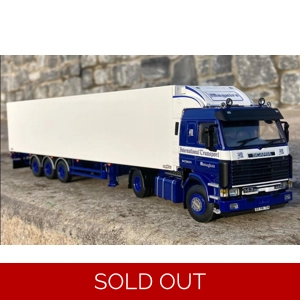 FULL PRICE WSI TRUCK 1.50 Maguire International Scania 143 & Chereau Trailer Q..