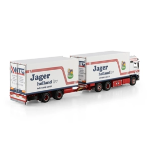 WSI TRUCK 1.50 Mellema/ Jager Nieuw Amsterdam; VOLVO F12 GLOBETROTTER RIGED REEFER TRUCK 6X2 TAG AXL