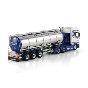 WSI TRUCK 1.50 Mydland; SCANIA S HIGHLINE CS20H 6X4 TANK TRAILER - 3 AXLE
