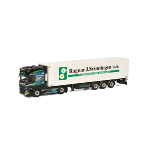 WSI TRUCK 1.50 Sollerud Norway; SCANIA R6 TOPLINE 4x2 REEFER TRAILER - 3 AXLE
