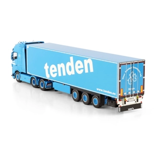 WSI TRUCK 1.50 Tenden; VOLVO FH5 GLOBETROTTER XXL 6X2 TAG AXLE REEFER TRAILER - 3 AXLE