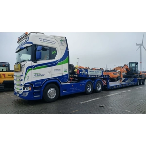James Quinn European Heavy Haulage 660S & Faymonville Extendable Low Loader