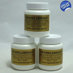 Sparklebright Lens Cleaner - 3 Tubs - SAVE £6.00