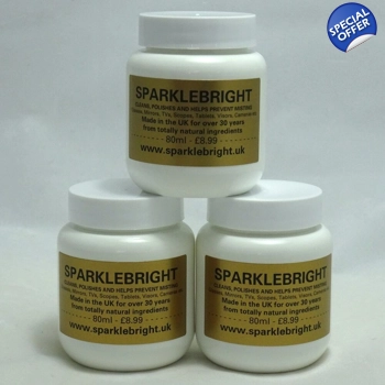 Sparklebright Lens Cleaner - 3 Tubs - SAVE £6.00
