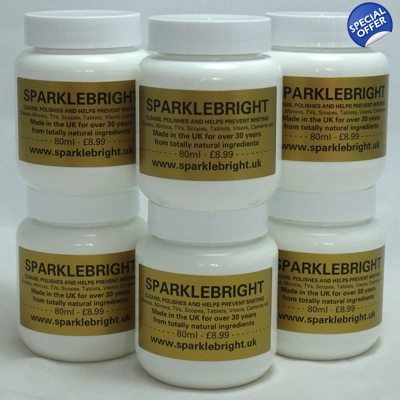 Sparklebright Lens Cleaner - Pack of 6 - SAVE £18.00