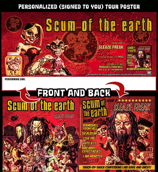 12''x 24'' personalized tour poster