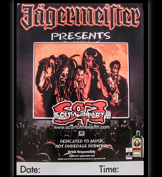 Signed SOTE Blah ... Blah ... Blah ... Tour Poster