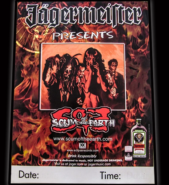 Signed SOTE Blah ... Blah ... Blah ... Tour Poster