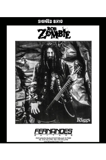 Signed Fernandes Guitars 8X10