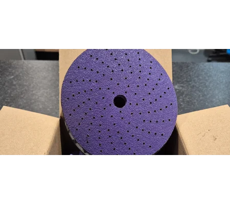 PURPLE CERAMIC VELCRO DISCS