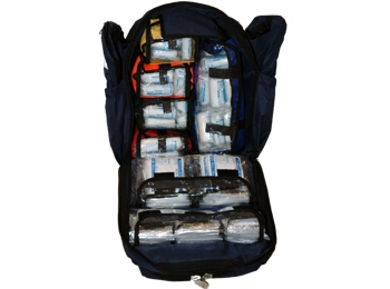 Emergency Grab Bag + 100 person First Aid Kit