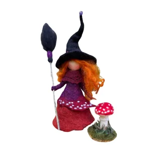 Christine Denorme - Amanita Witch Figurine