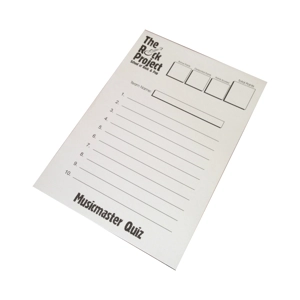 Musicmaster Quiz Pad
