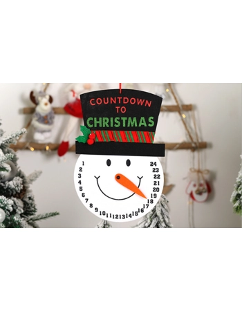 Countdown to Christmas Snowman