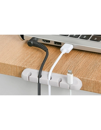 Desk Tidy Desktop Cable Organiser 3 or 5 Slots