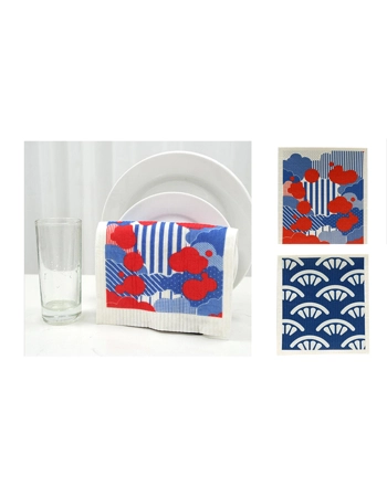Patterned Cleaning Dishcloth Pack