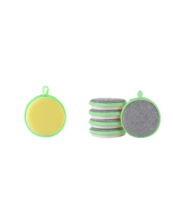 Double-Sided Dishwashing Sponge