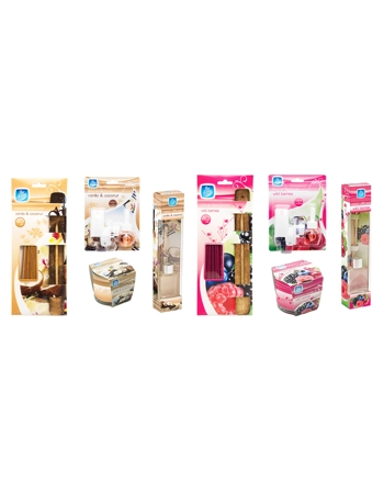 Pan Aroma Home Fragrance Bundle - Wild Berries or Vanilla & Coconut