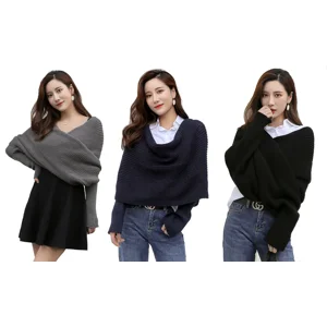 Sleeved Scarf Cardigan Style