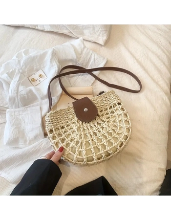 Half-Moon Woven Crossbody Bag Half-Moon Woven Crossbody Bag