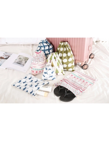 Canvas Storage Bags Set