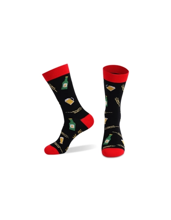 Men's Novelty "Bring Me Some" Whisky, Beer, Coffee, Pizza Socks