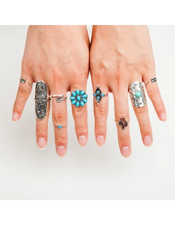 Turquoise hot sale rings vintage