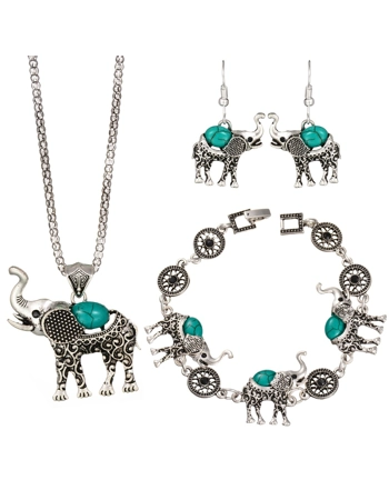 Elephant Jewellery Set