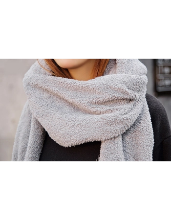 3-in-1 Fleece Hood, Scarf and Gloves