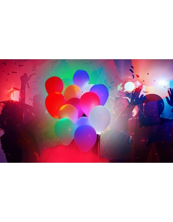 LED Light Up Flashing Party Balloons (Pack of 6)