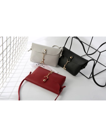 Shoulder Handbag with Reindeer Key Ring