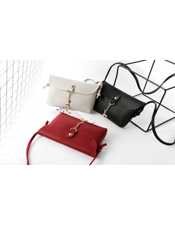 Shoulder Handbag with Reindeer Key Ring