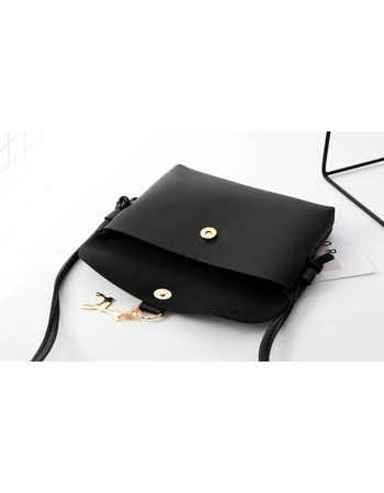 Shoulder Handbag with Reindeer Key Ring