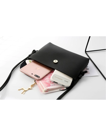 Shoulder Handbag with Reindeer Key Ring