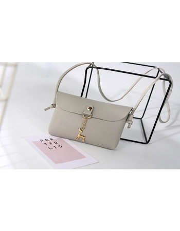 Shoulder Handbag with Reindeer Key Ring