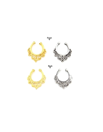 Spiral Septum Nose Ring - Non-Piercing