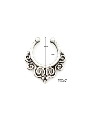 Spiral Septum Nose Ring - Non-Piercing