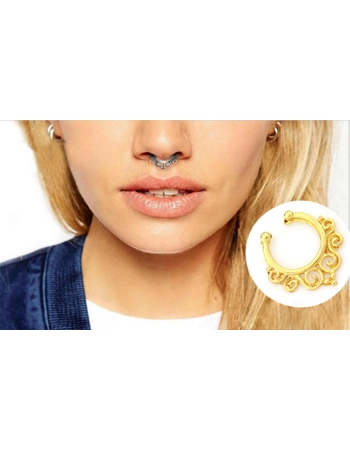 Spiral Septum Nose Ring - Non-Piercing