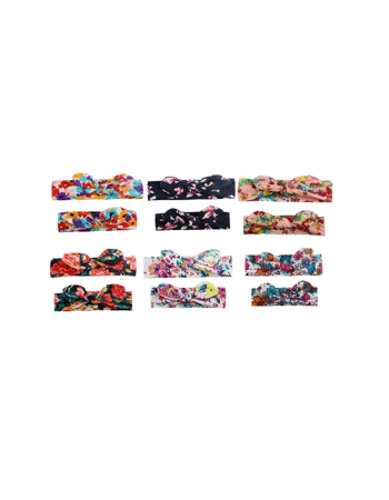 Mom and Baby Flowers Headband Set