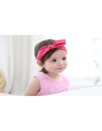 Mom and Baby Plain Headband Set