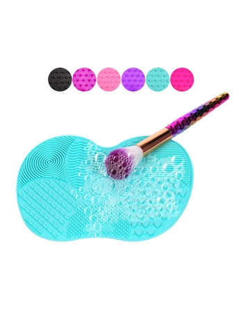 Mat to deals clean makeup brushes